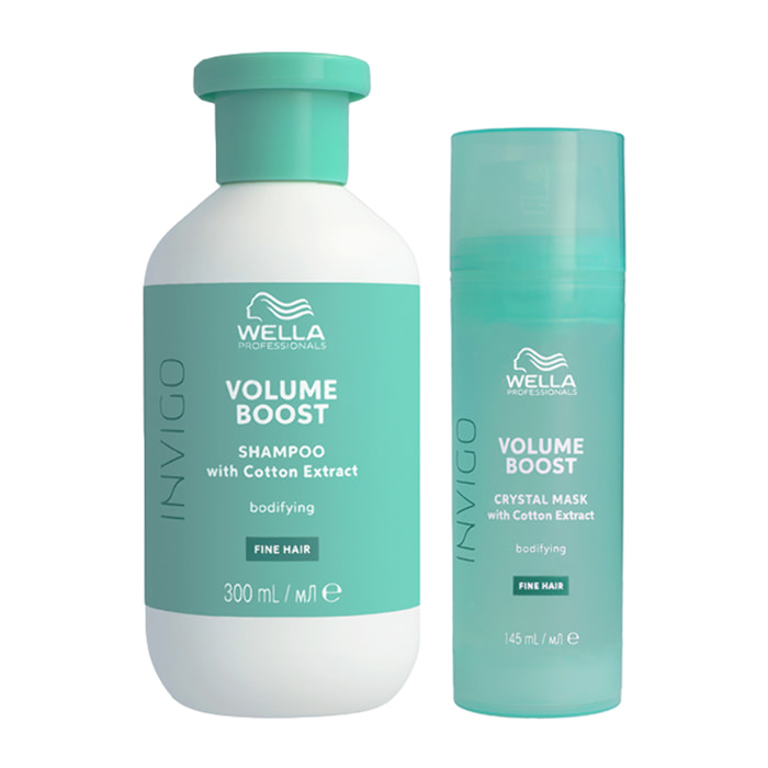 WELLA PROFESSIONALS Kit Invigo Volume Boost Bodyfing Shampoo 300ml + Crystal Mask 145ml