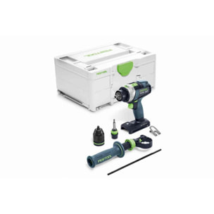 Perceuse-visseuse à percussion sans fil QUADRIVE TPC 18/4-Basic - FESTOOL - sans batterie - Systainer - 575604