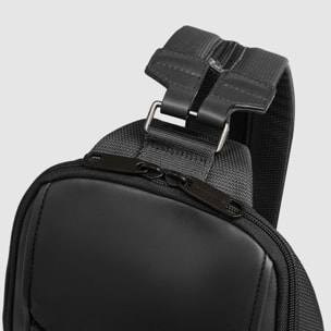 Piquadro Zaino monospalla uomo in tessuto riciclato