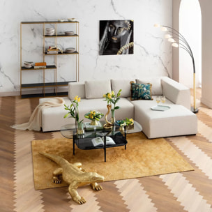 Coussin à franges Jungle singes 55x55cm Kare Design