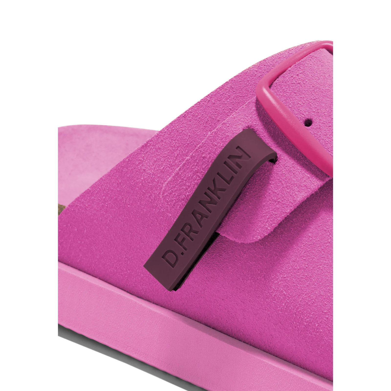 Sandalias Vibe Mujer Cierre Hebilla Color Rosa