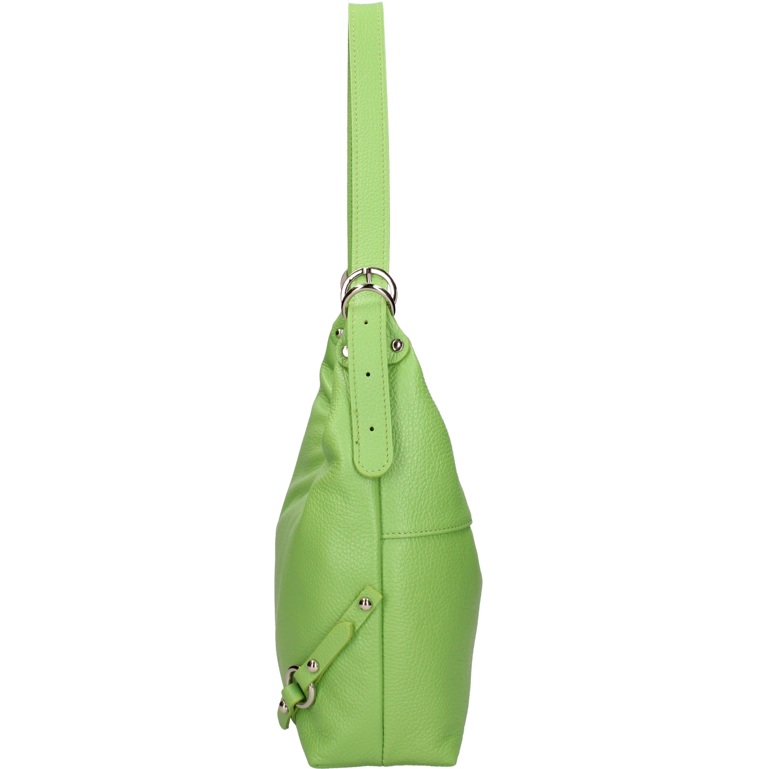 Borsa a spalla da donna In Vera pelle Made in Italy 30x30x9 cm