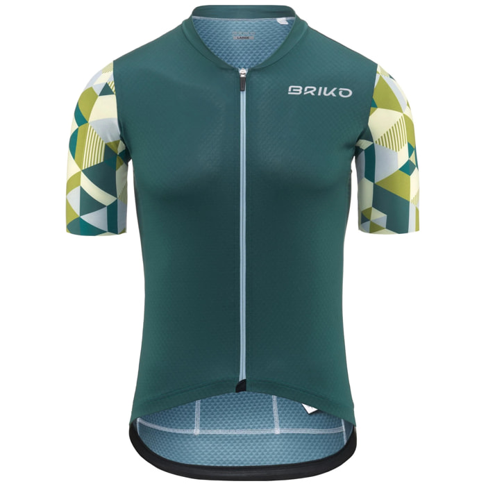 Briko - Maglie gioco, Uomo, Verde - JERSEYKO ABSTRACT