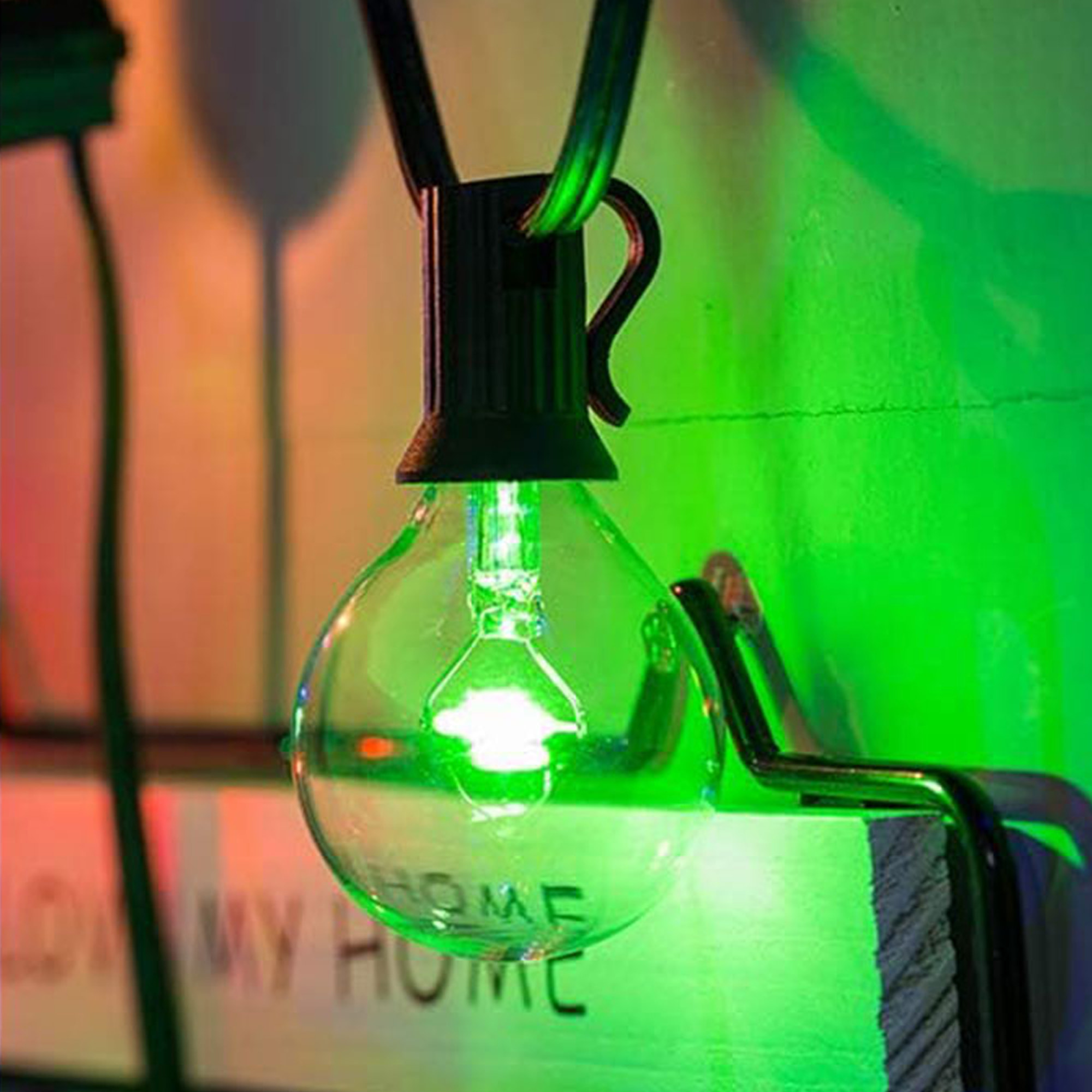 Set de luces led multicolores de panel solar y batería recargable incluida