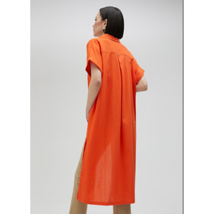 Camicione lungo con dettaglio di strass