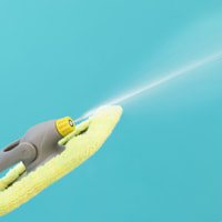 Detergente spray per vetri con 2 in 1 Klinshil - giallo e grigio - 33x16x10 cm