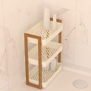 Étagère "Naturéo" 3 niveaux en bamboo