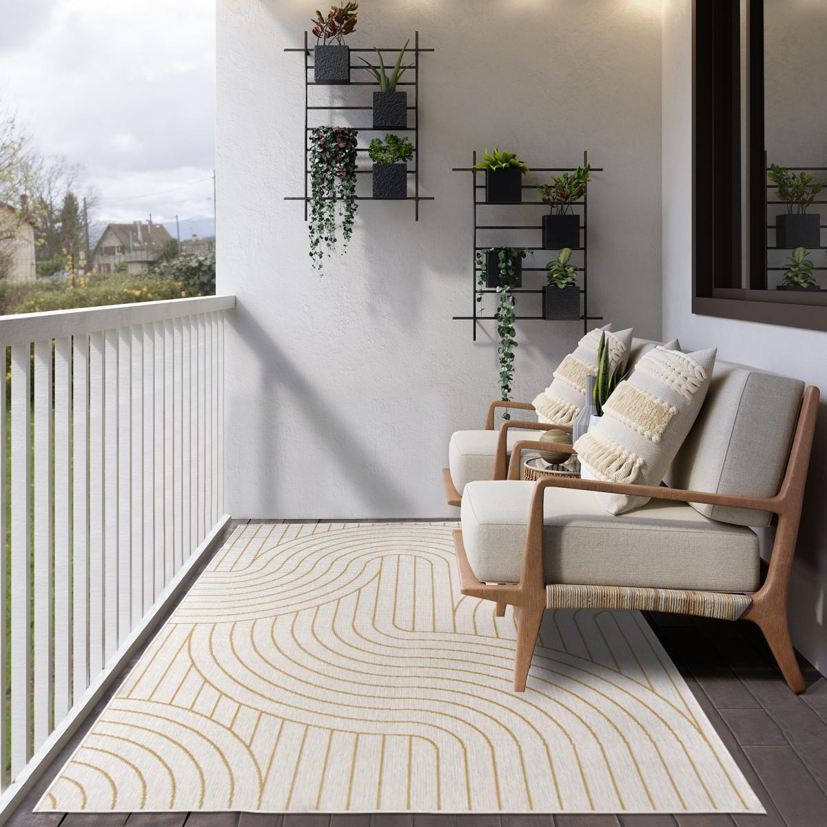 Tapis extérieur, kilim reversible EX1 COL