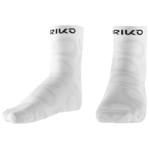 Calze Briko Uomo Donna Bianco Short Socks 9Cm