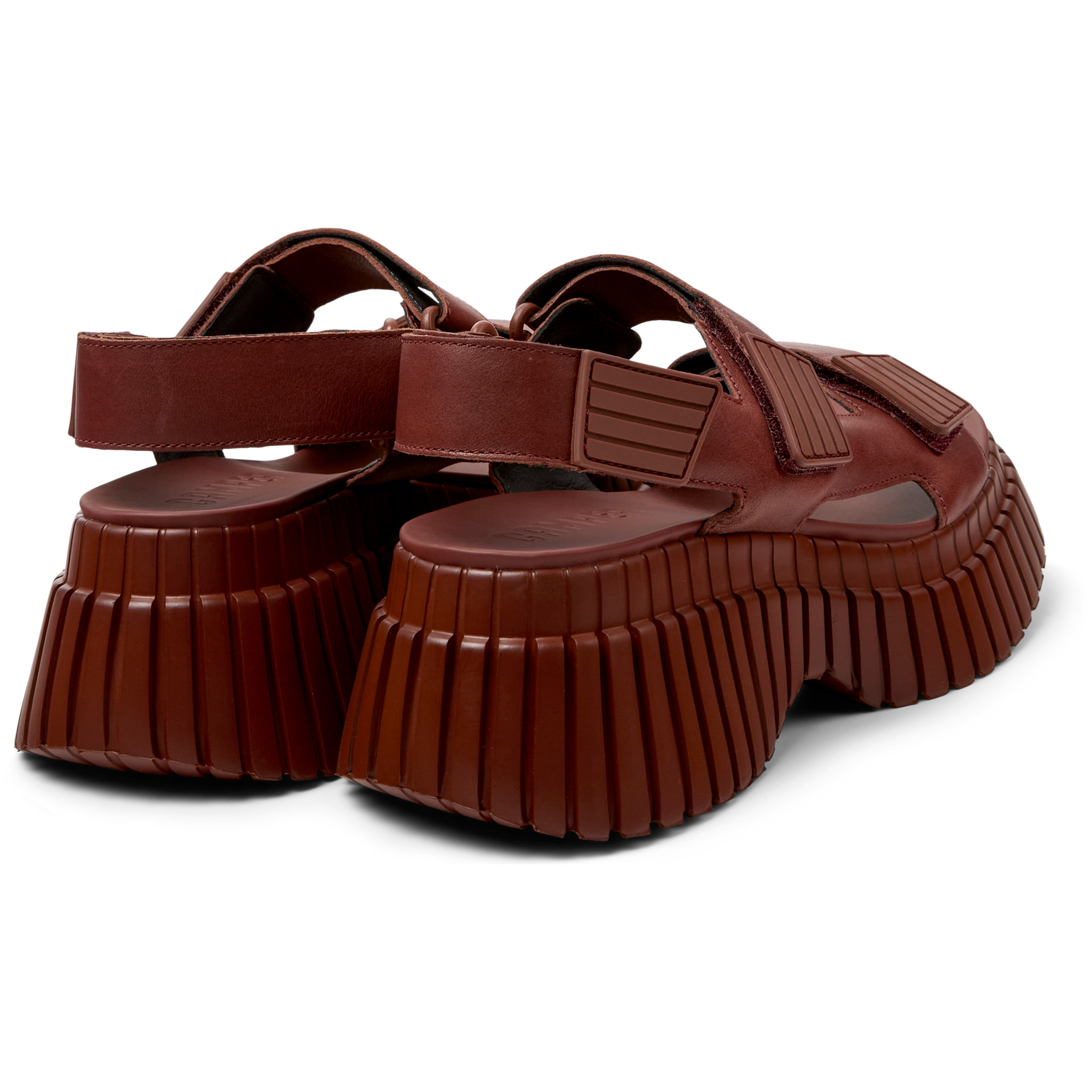 Sandalias - CAMPER BCN - Rojo - Cuero liso