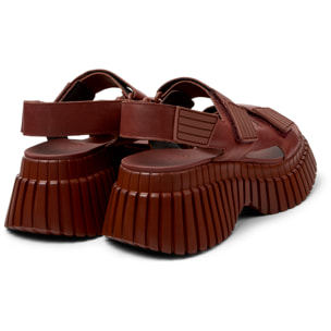 Sandalias - CAMPER BCN - Rojo - Cuero liso