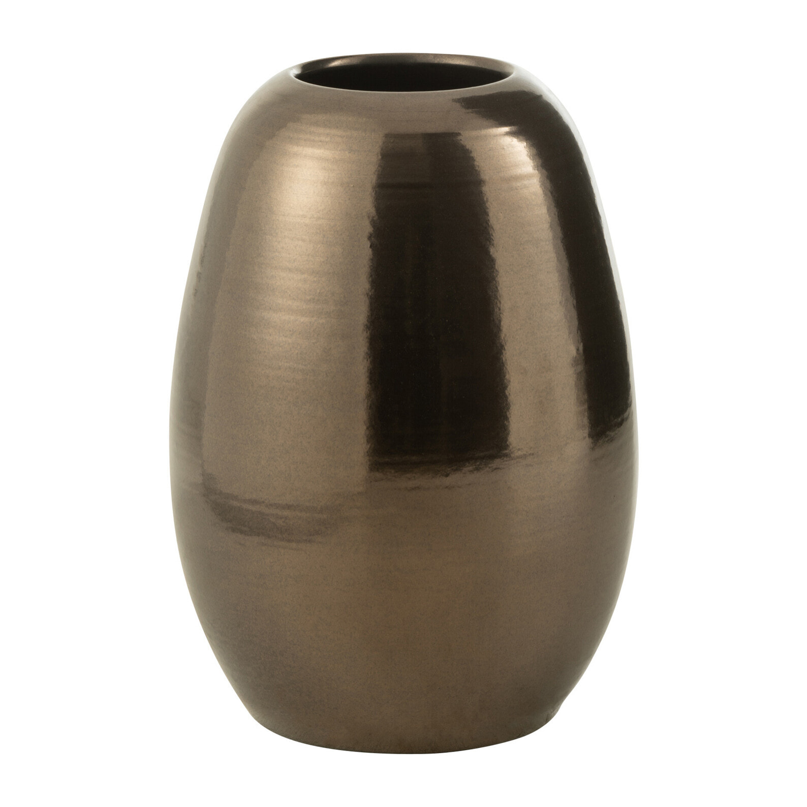 J-Line vase - porcelaine - noir - medium - 40 cm de hauteur
