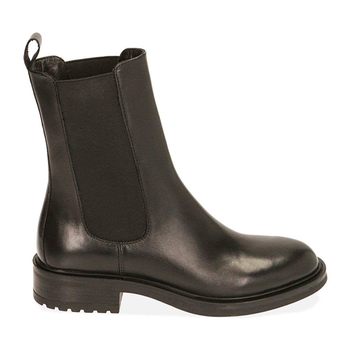 Chelsea boots neri in pelle