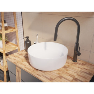 Lavabo pour plan de travail Swiss Aqua Technologies Project 36x36 cm sans trou de robinetterie (SATUMPRO3636)