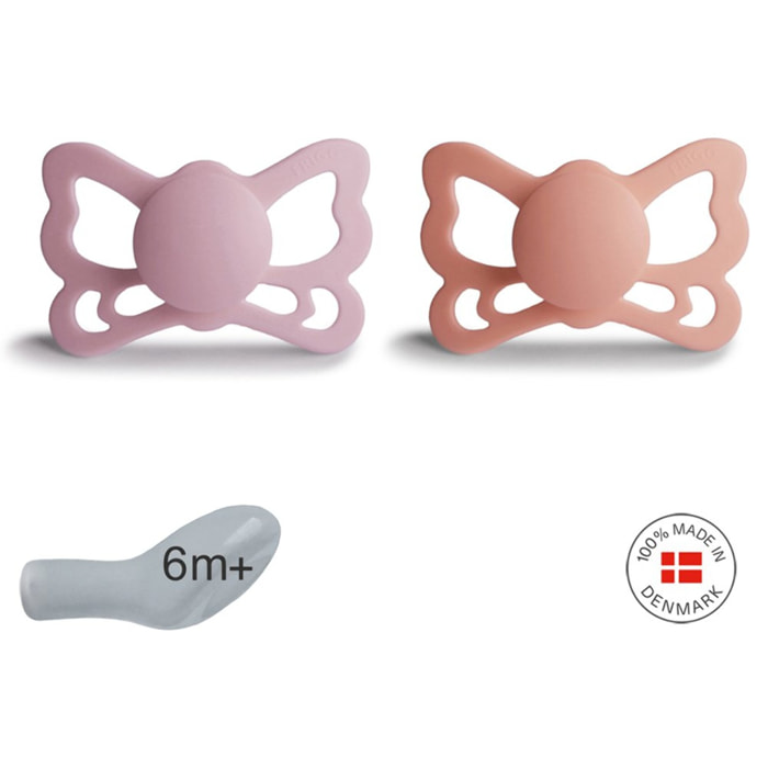 Frigg Pack 2 Chupetes Anat. Silicona Butterfly