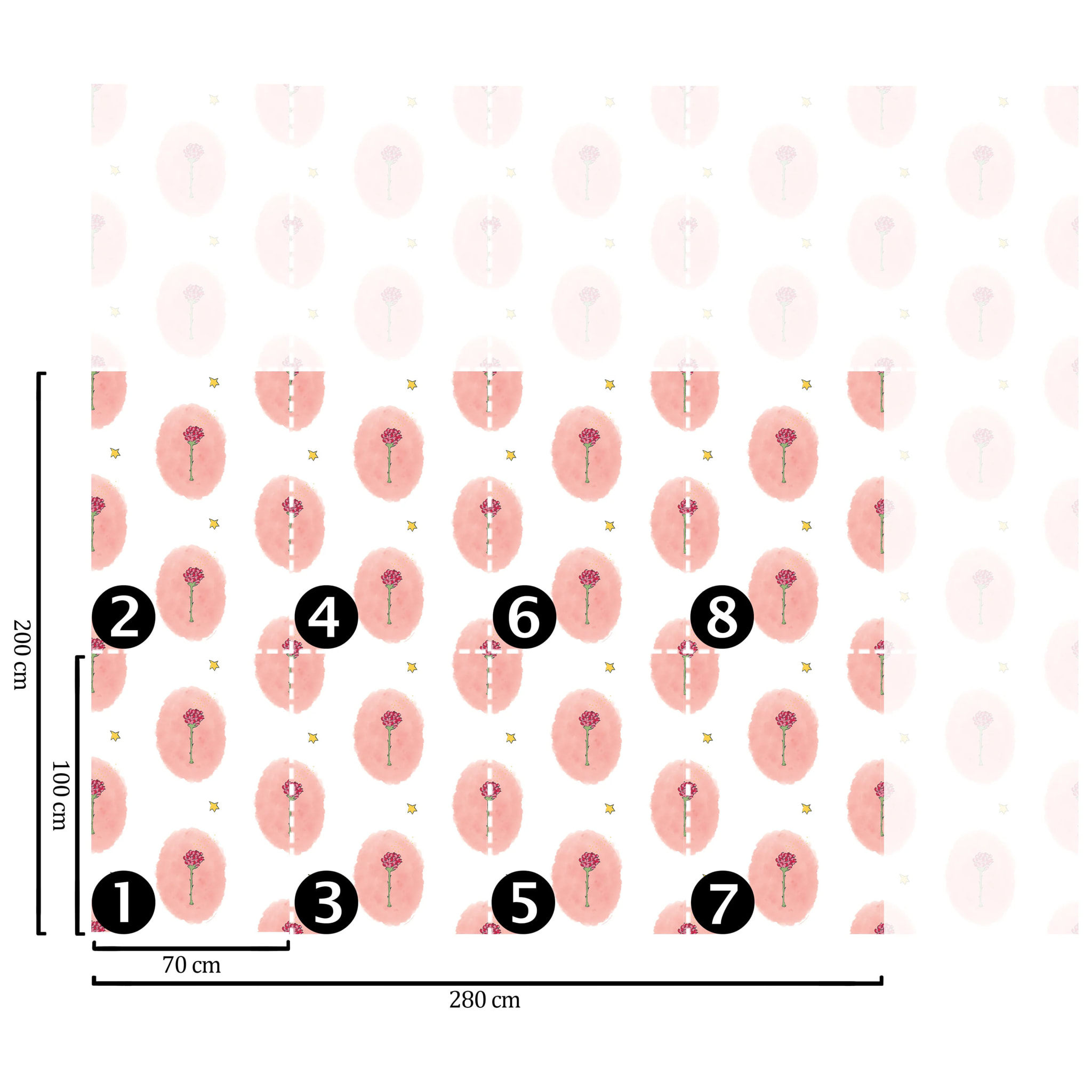 Carta da Parati Ufficiale Il Piccolo Principe Rosa