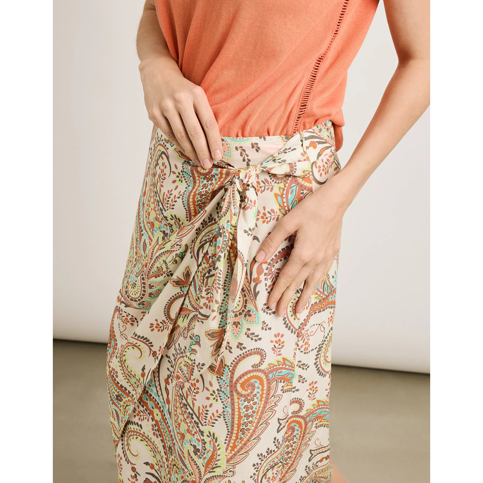 Falda Midi Multicolor - Grilix