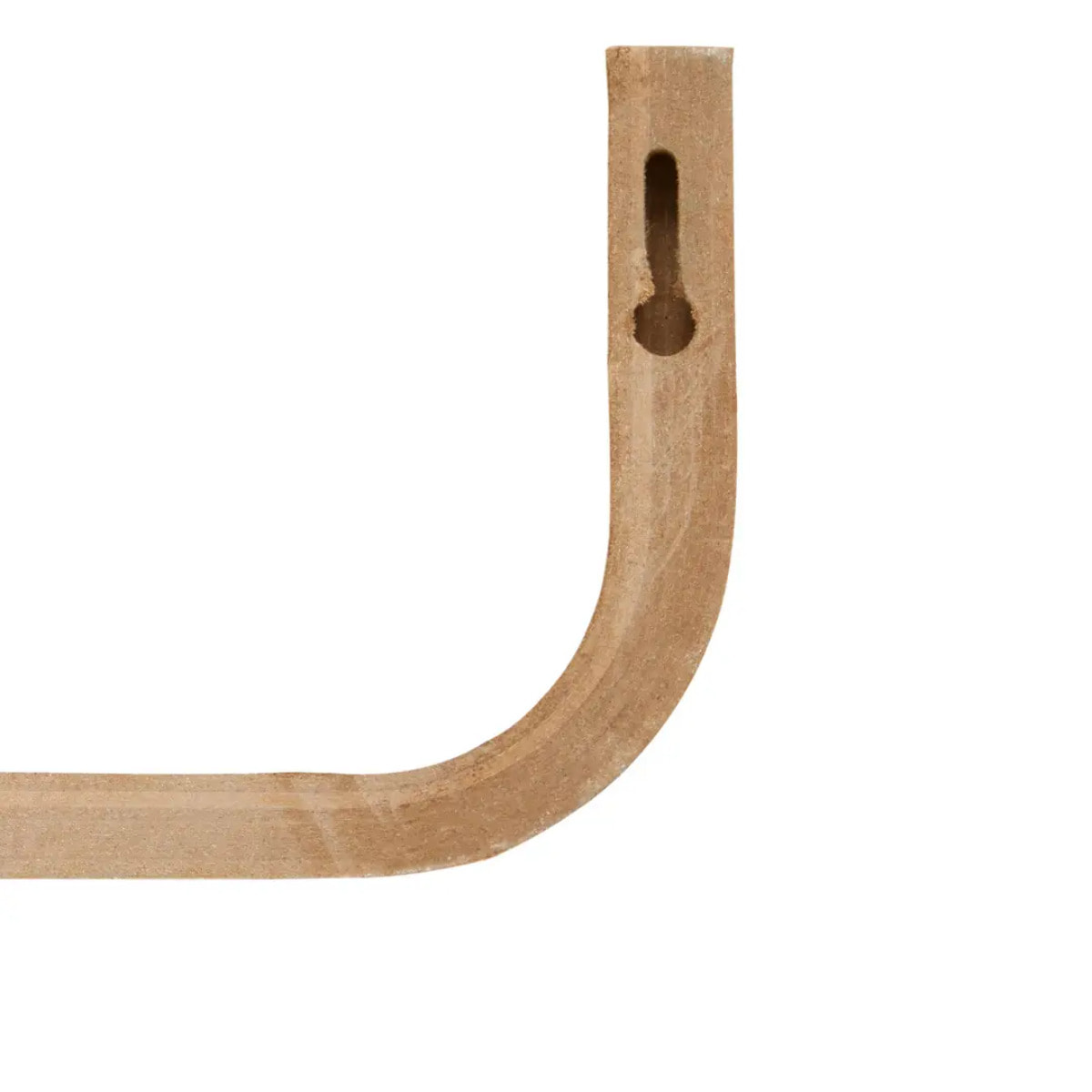 Étagère "Fixy" courbée blanc 80x20cm