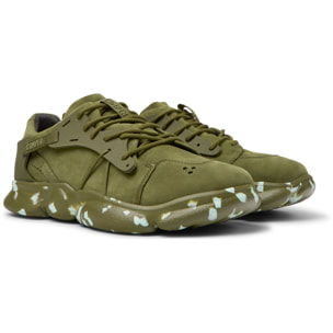 Zapatillas - CAMPER Karst - Verde - Cuero Nubuck