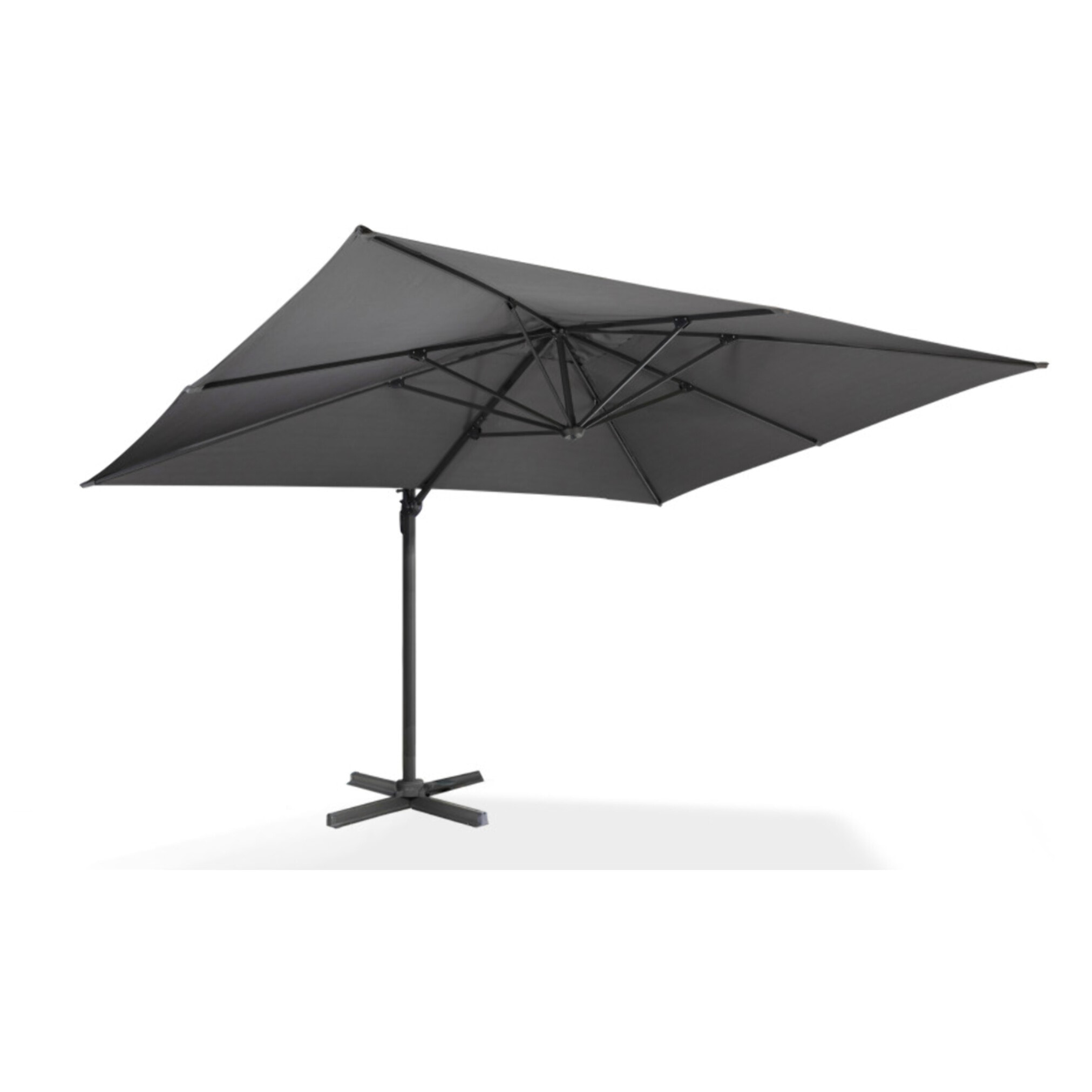 Parasol Sombra 360° rectangle avec housse de protection