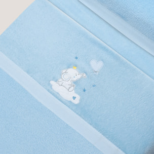 Juego de Sábanas de Coche Coralina Elefante Globo Corazón