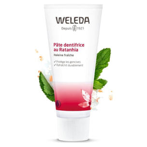 WELEDA - Pâte dentifrice au Ratanhia - 75 ml