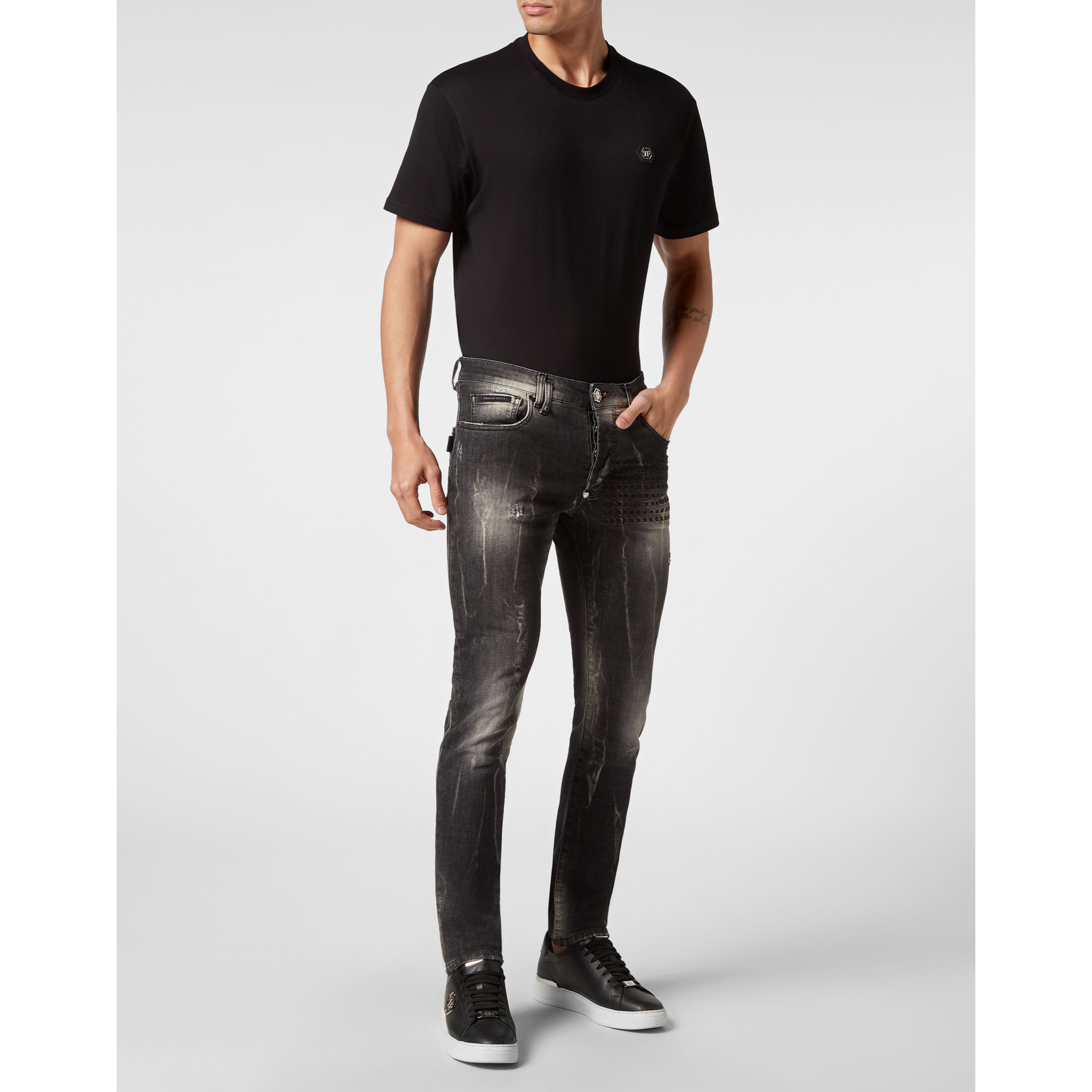 PHILIPP PLEIN Jeans Straight Cut SKULL&BONES
