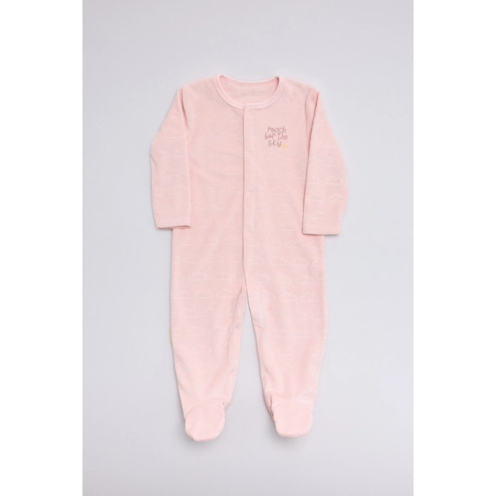 Tutina rosa a maniche lunghe per neonato Baby Stars