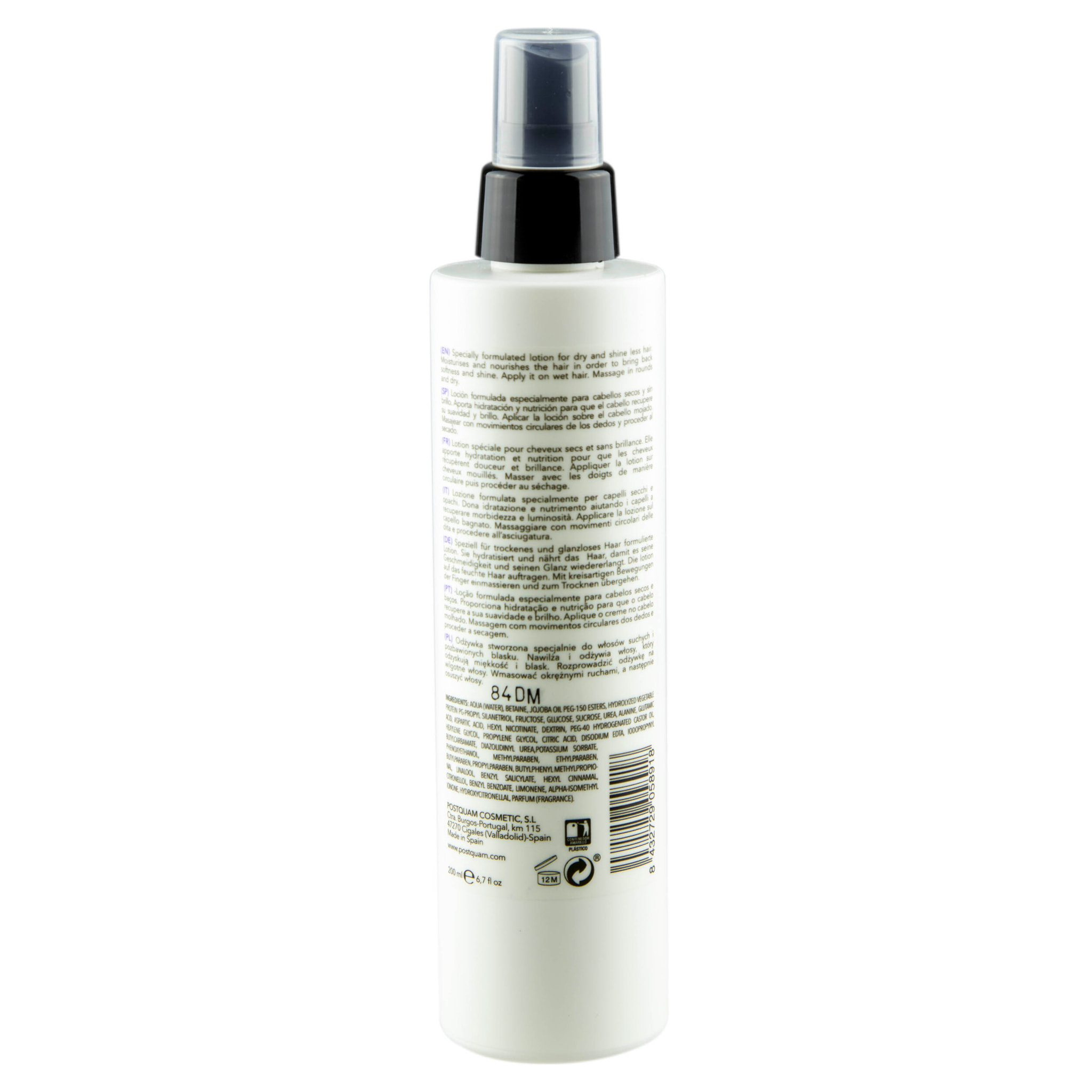 Loción acondicionadora BB Hair - Cabello seco y sin brillo - 200 ml