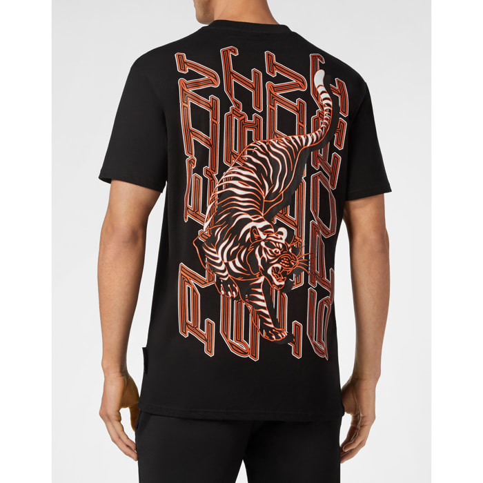 PLEIN SPORT Camiseta Cuello Redondo TIGER