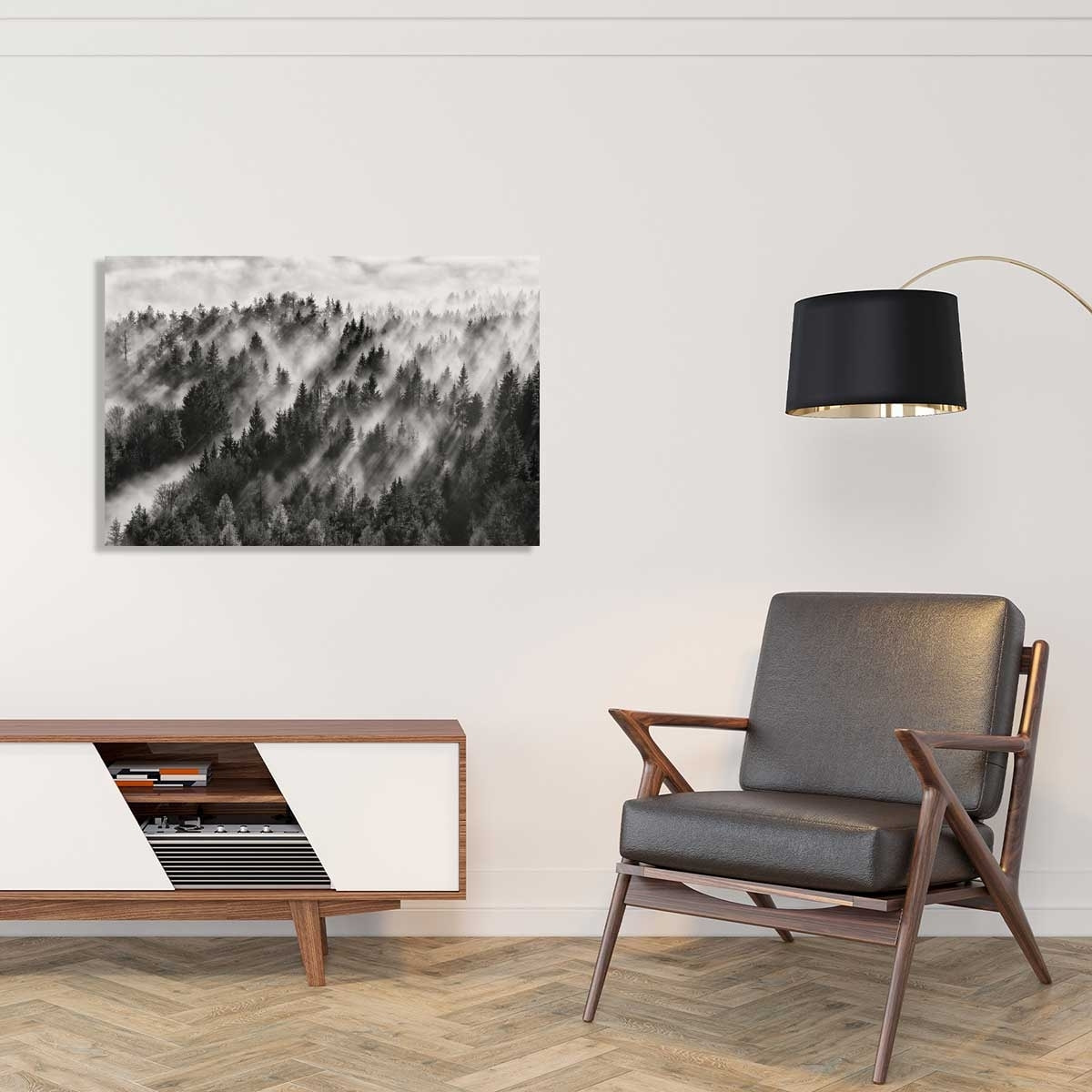 Tableau rayons de lumière Tableau alu Dibond