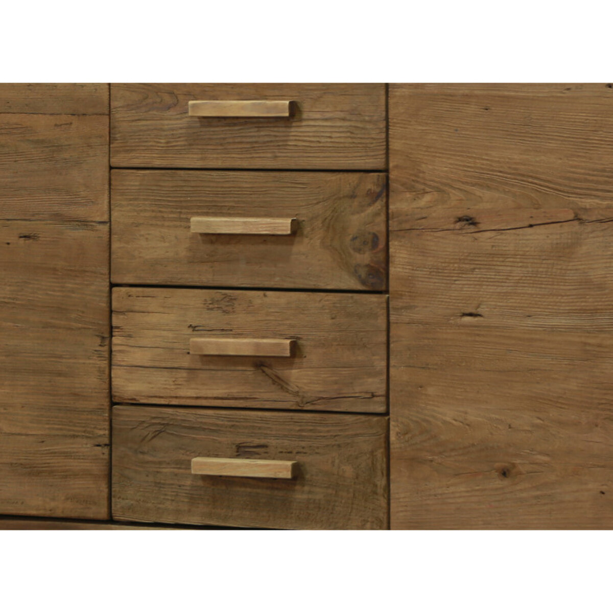 Buffet bahut 4 portes et 4 tiroirs en pin recyclé - ORIGIN