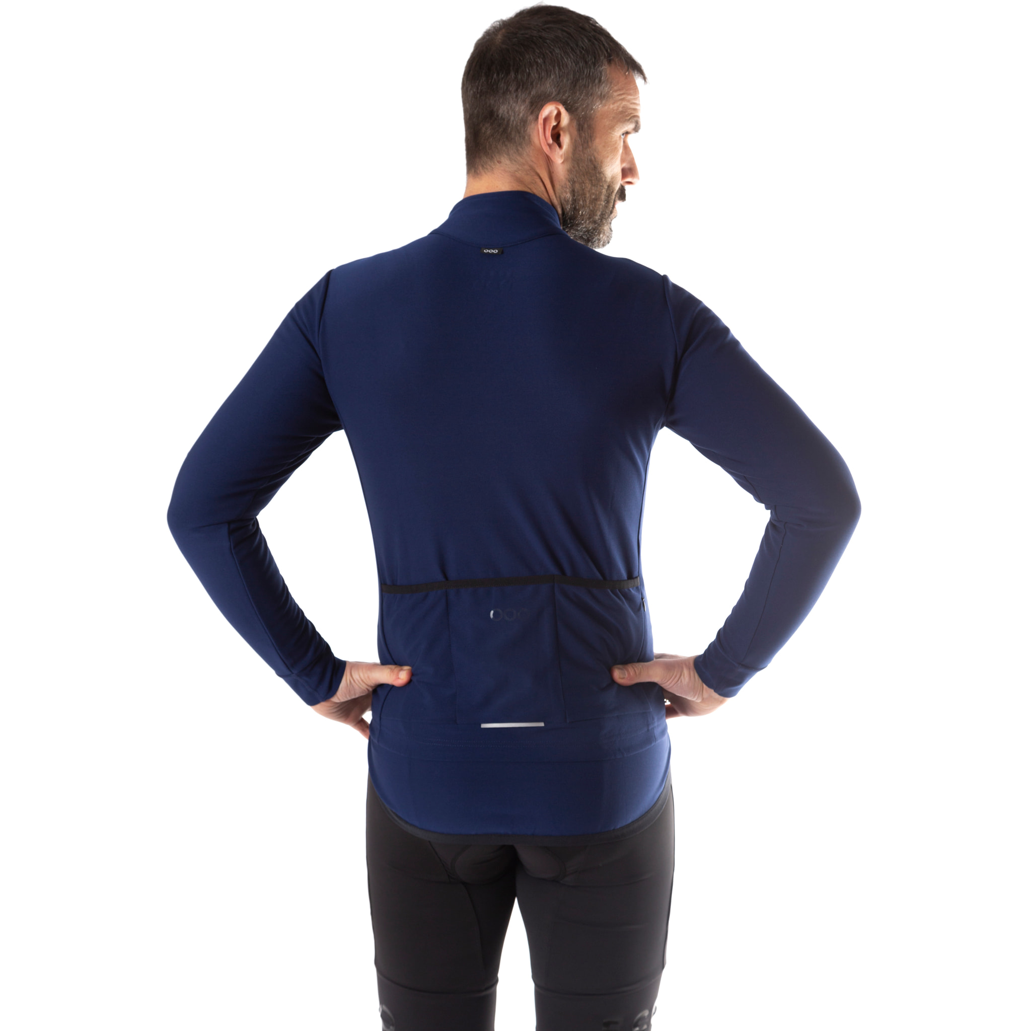 Cortavientos manga larga para hombre ECOON Puy de Dóme - azul marino