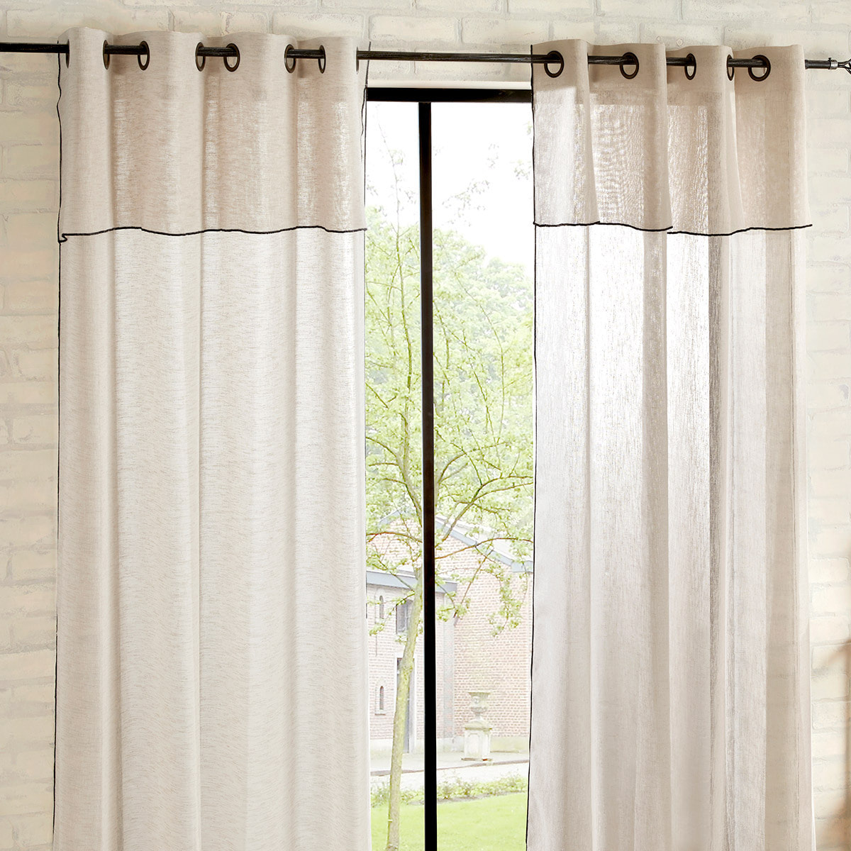 Voilage "Fred" 140x240cm lin