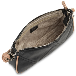 Bolso Bandolera Skpat Kassel Negro/Taupe