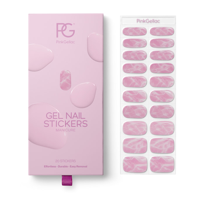 Stickers gel - 0048 Marbled Pink