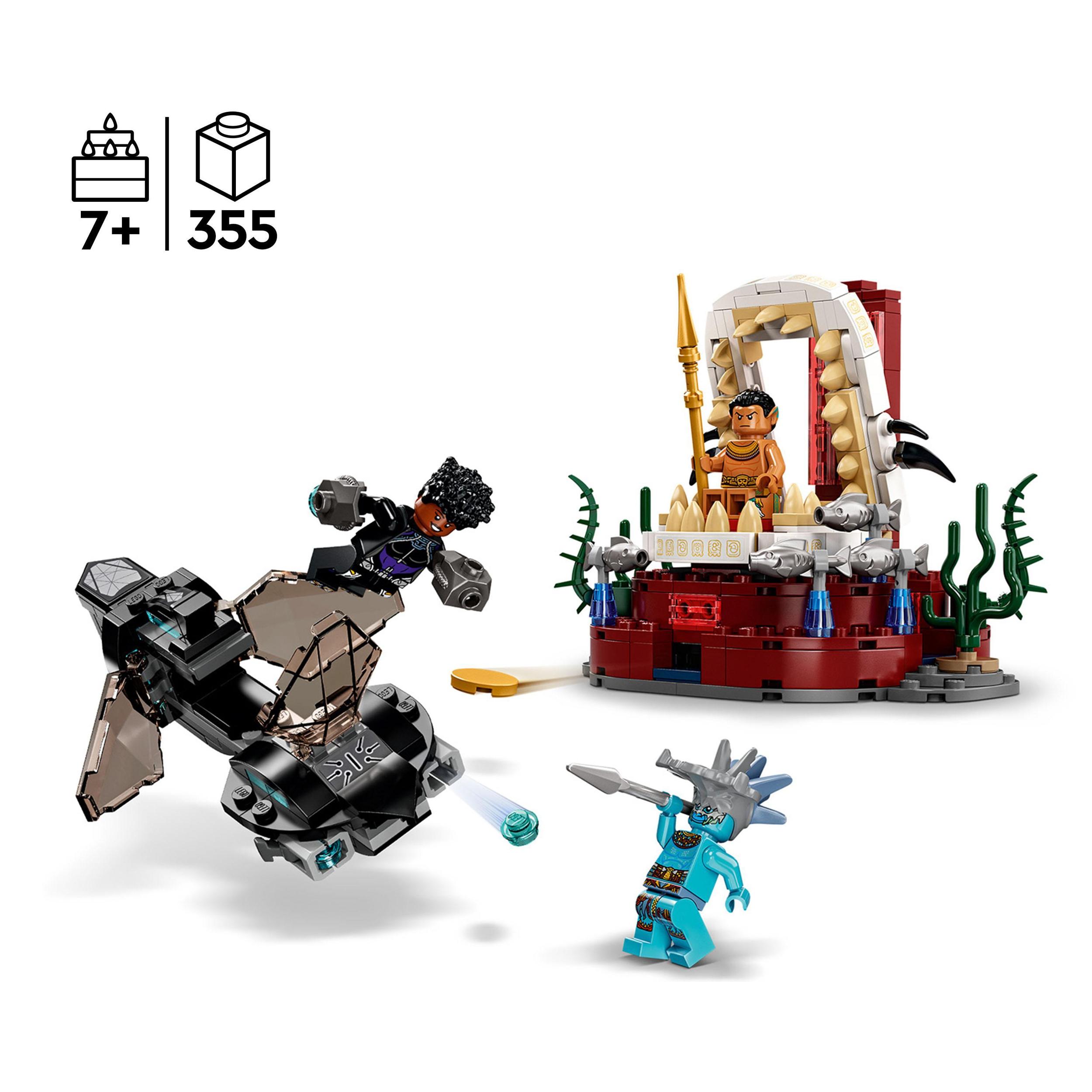 LEGO MARVEL SUPER HEROES 76213 - LA STANZA DEL TRONO DI RE NAMOR