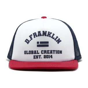 Gorra Trucker Hombre Color  Azul Marino-Roja