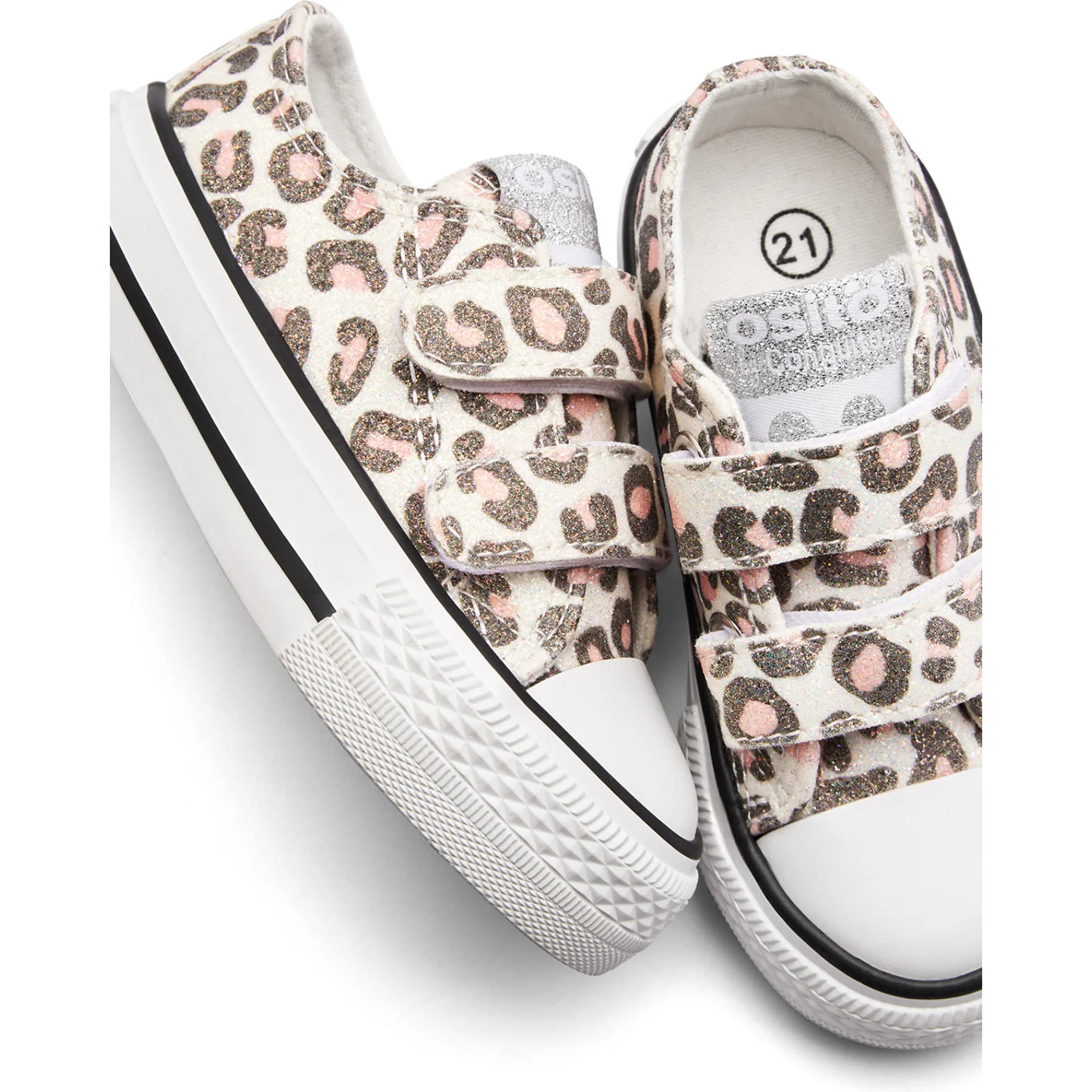 Zapatillas Bajas Niños Cierre Adherente Leopardo