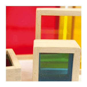 6 PCS. RAINBOW BLOCKS - PRIMERA INFANCIA