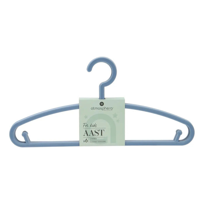 6 cintres enfant Aast bleu