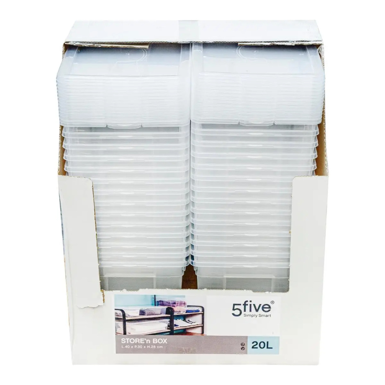 Boîte en plastique transparente 20L "Store N' Box"