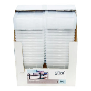 Boîte en plastique transparente 20L "Store N' Box"