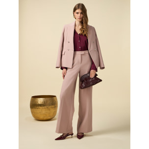 Oltre - Pantaloni wide leg - Rosa