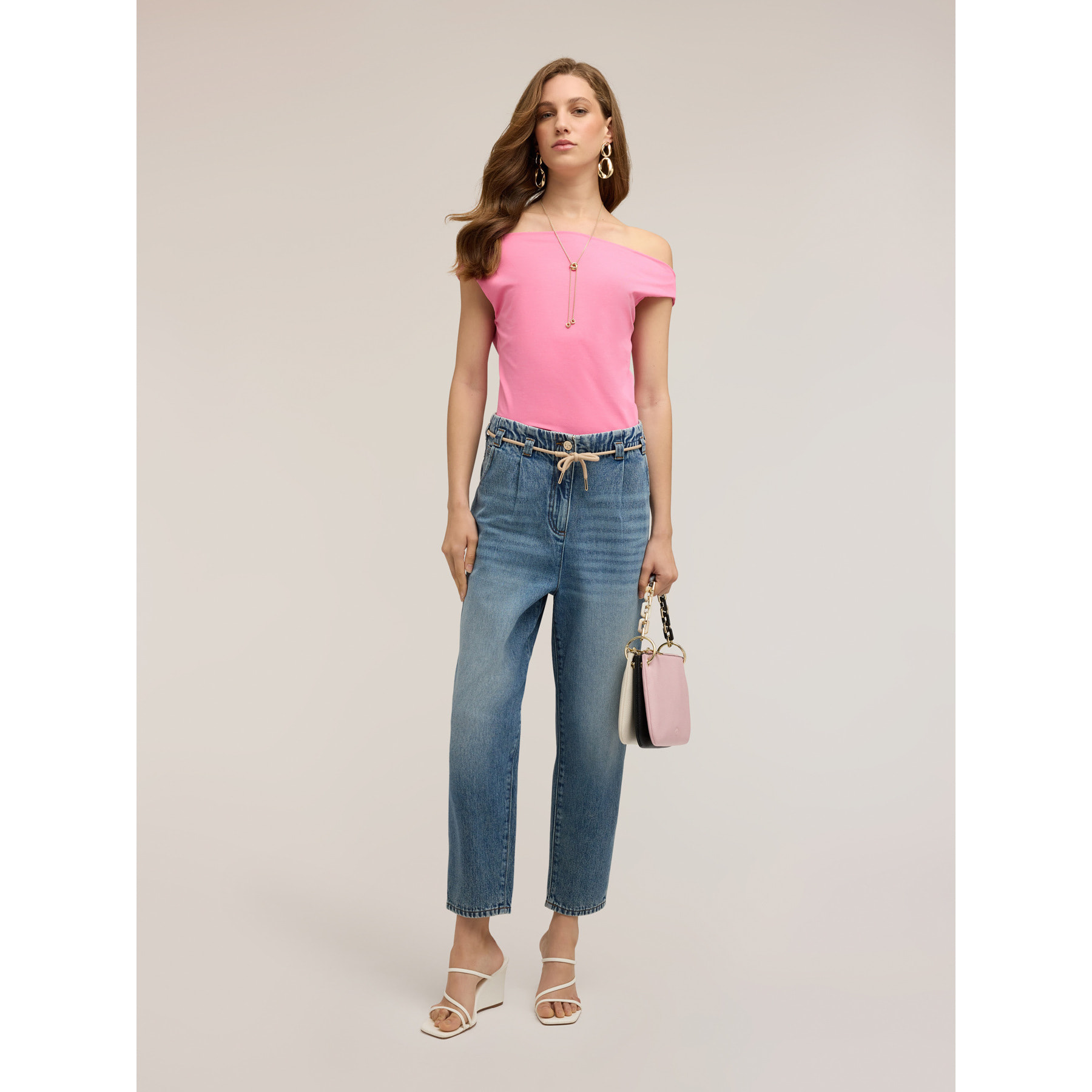 Motivi - Top off-shoulders - Rosa