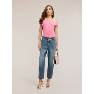 Motivi - Top off-shoulders - Rosa
