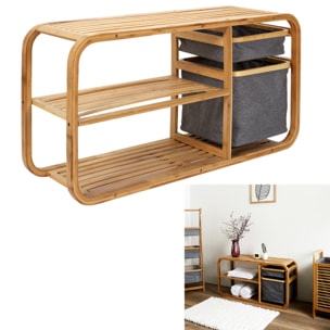 BANC RANGEMENT BAMBOU