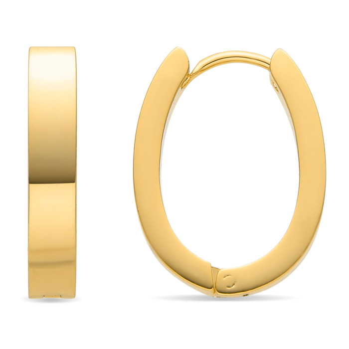 Pendientes acabado oro 18K