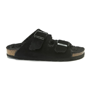 Ciabatta Mandèl Suede Nero