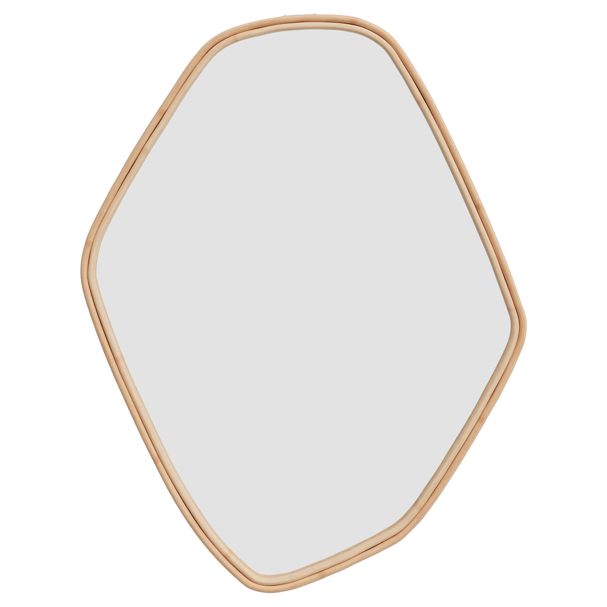 Miroir organique en rotin 76,5x53 cm - Tseri